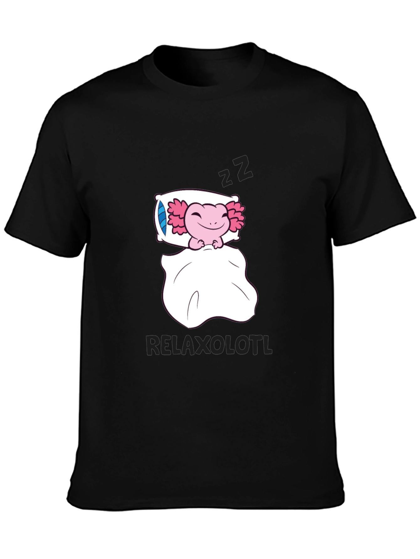 Relaxolotl T-Shirt: Sleepy Axolotl Design