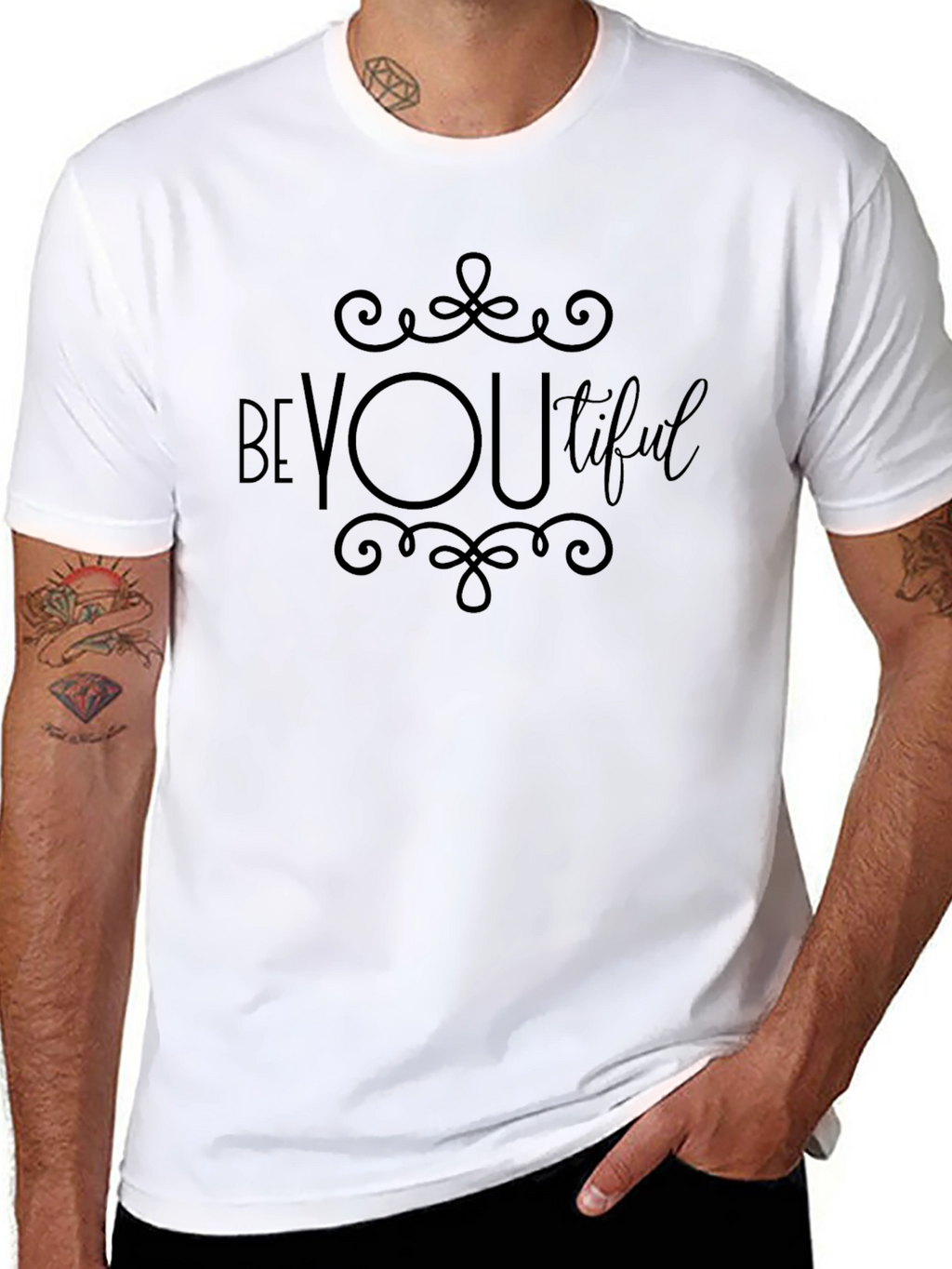 BeYOUtiful Graphic Tee - Empowering Comfort