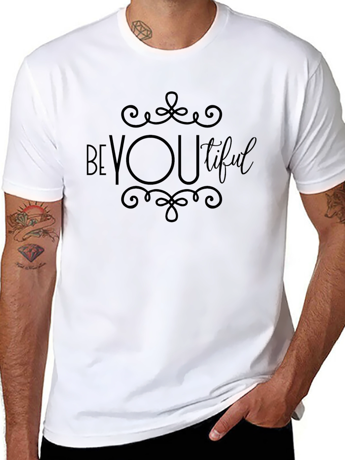 BeYOUtiful Graphic Tee - Empowering Comfort