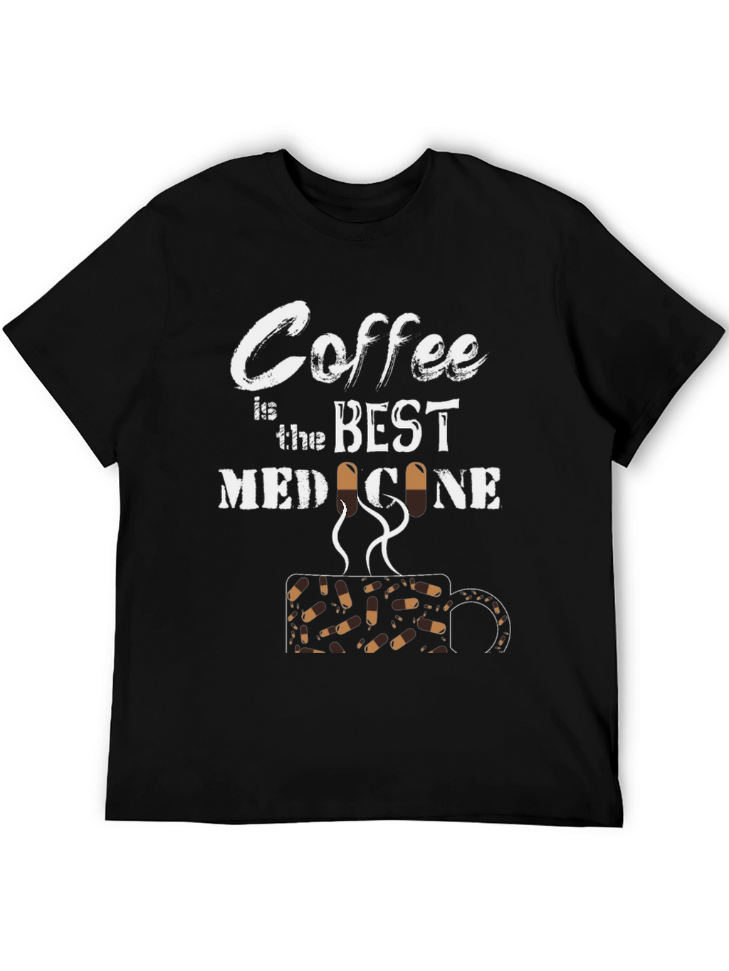 Coffee is the Best Medicine Graphic T-Shirt