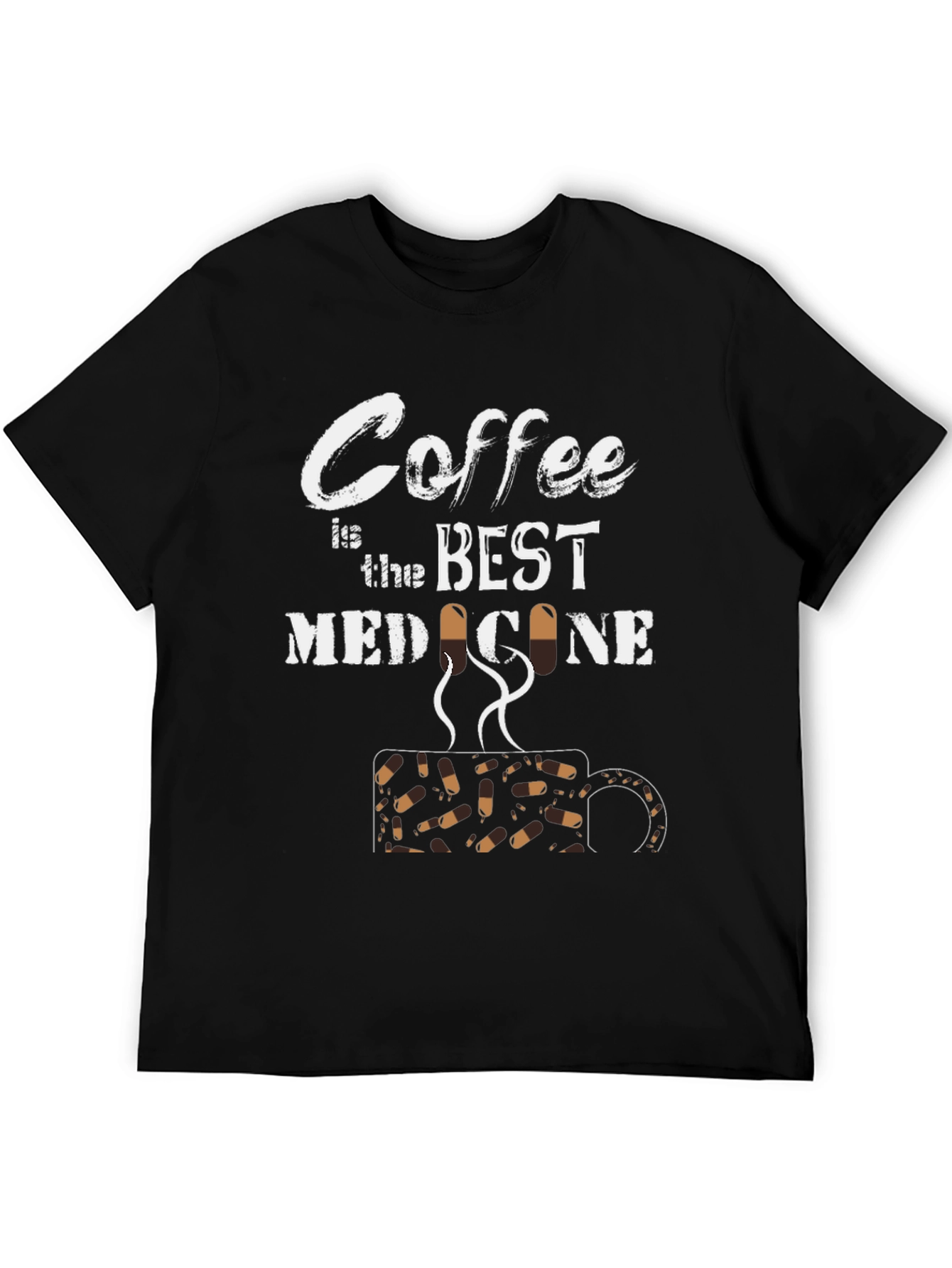 Coffee is the Best Medicine Graphic T-Shirt