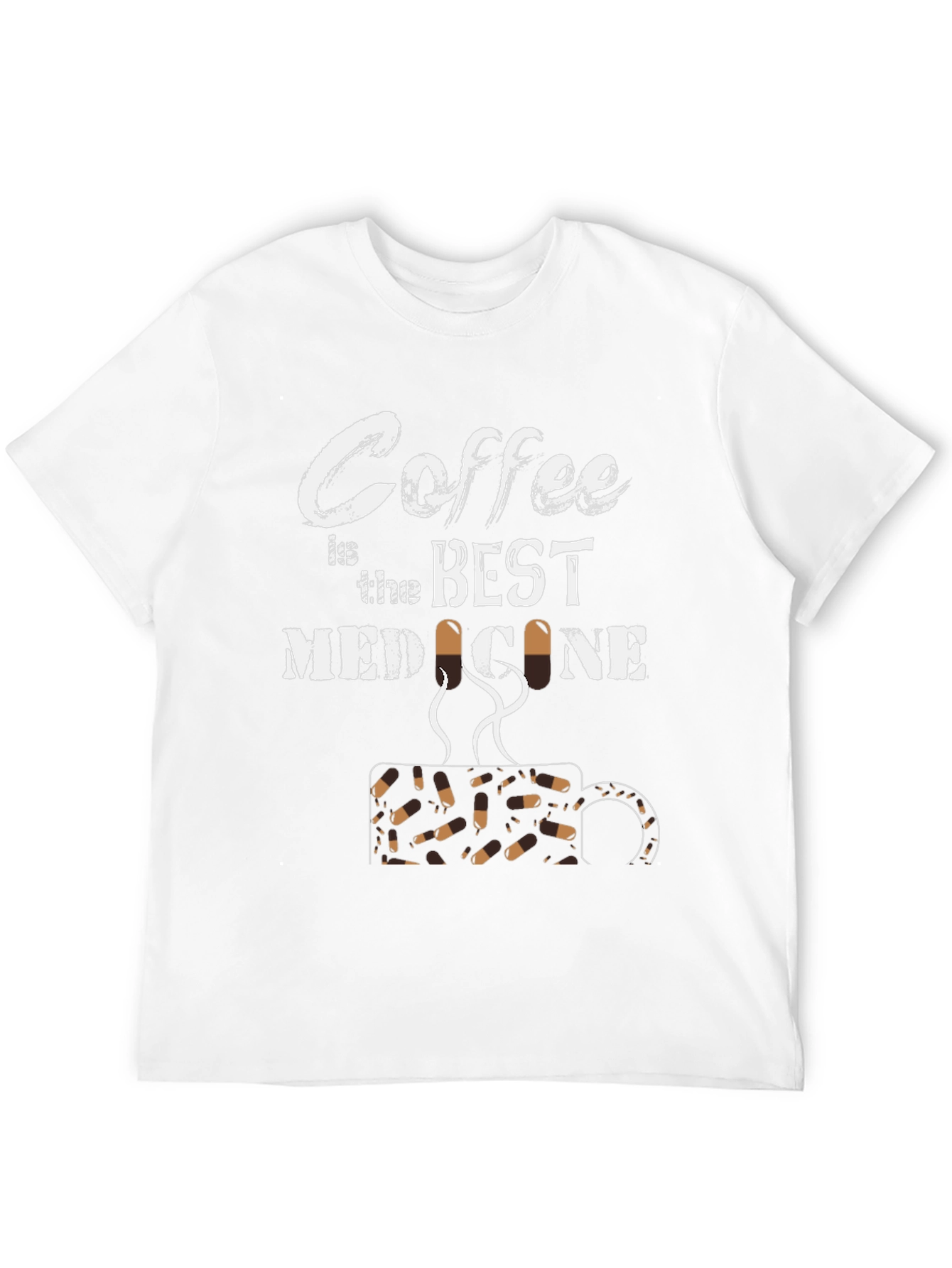 Coffee is the Best Medicine Graphic T-Shirt