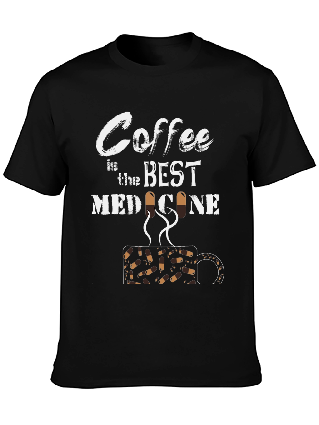 Coffee is the Best Medicine Graphic T-Shirt