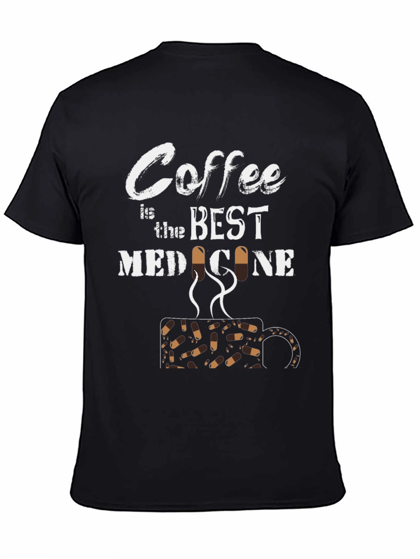 Coffee is the Best Medicine Graphic T-Shirt