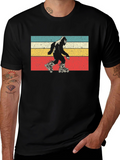 Retro Roller Skating Bigfoot T-Shirt