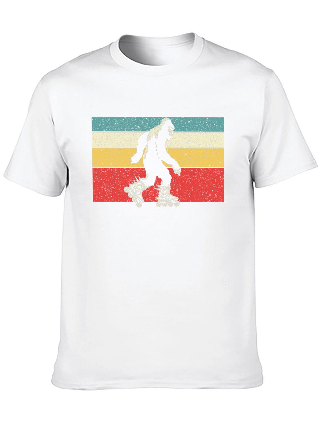 Retro Roller Skating Bigfoot T-Shirt