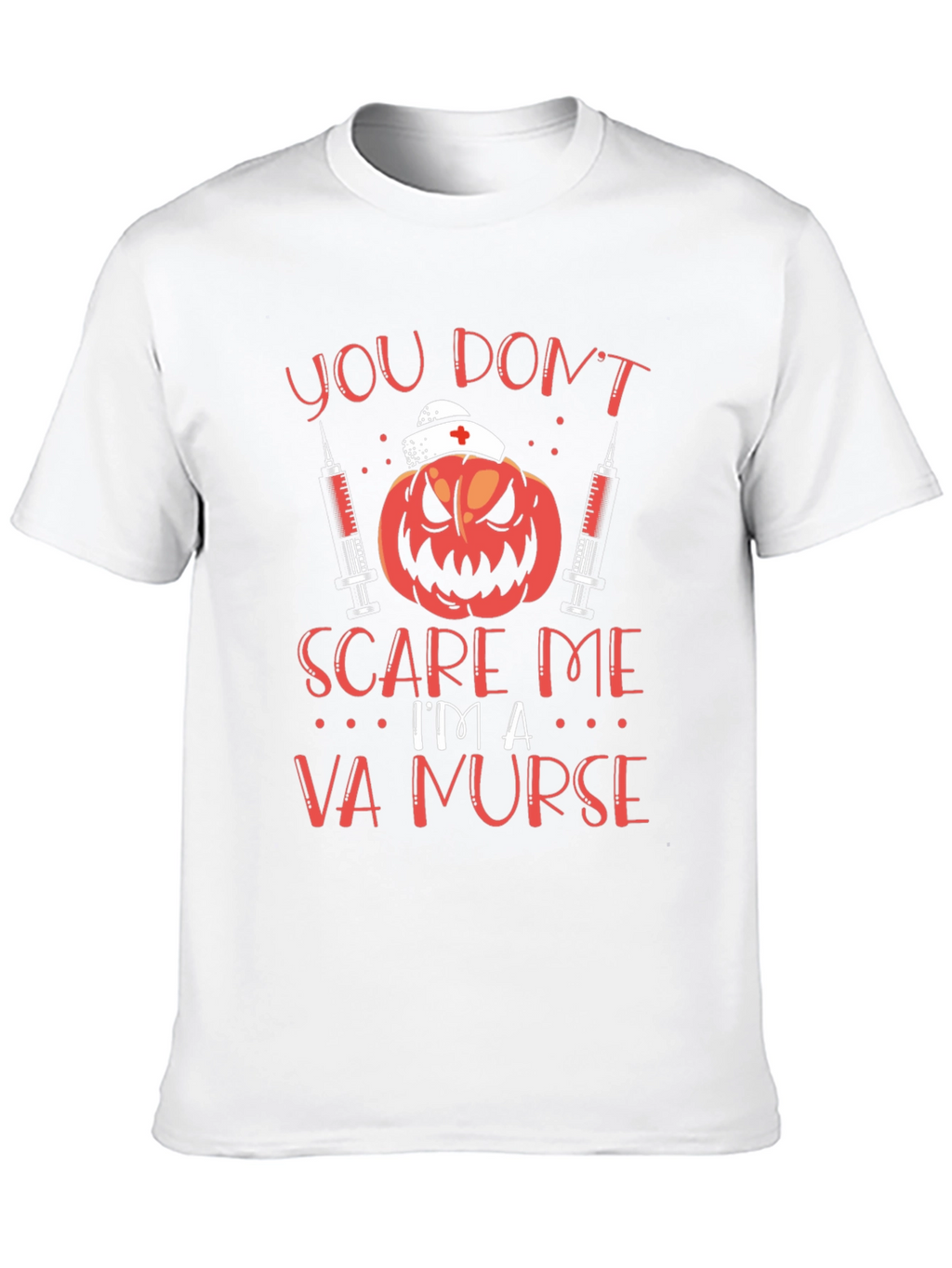VA Nurse Halloween Pumpkin T-Shirt