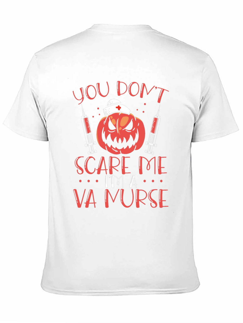 VA Nurse Halloween Pumpkin T-Shirt