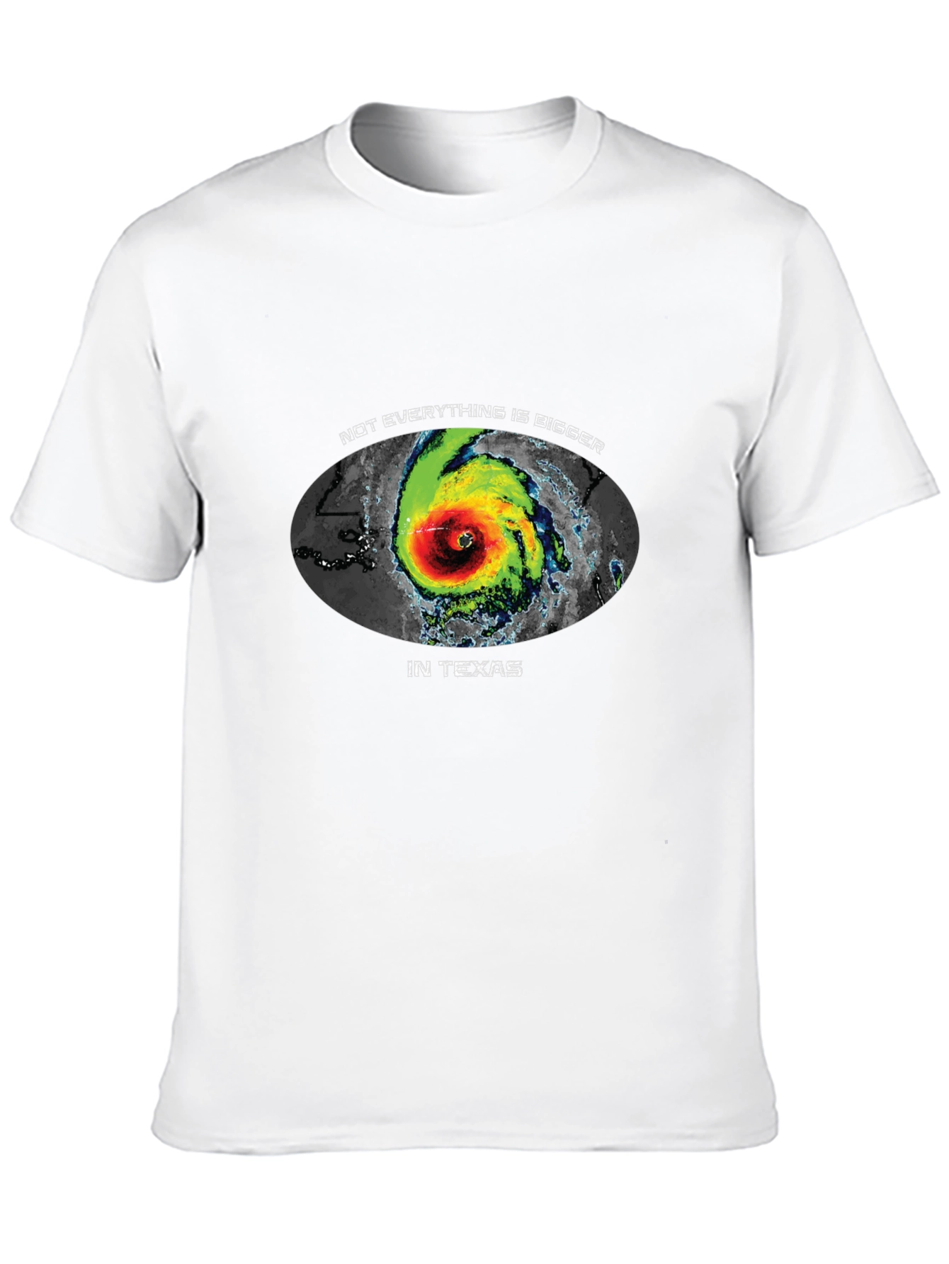 Texas Hurricane Graphic Tee - Not Everything is Bigger!