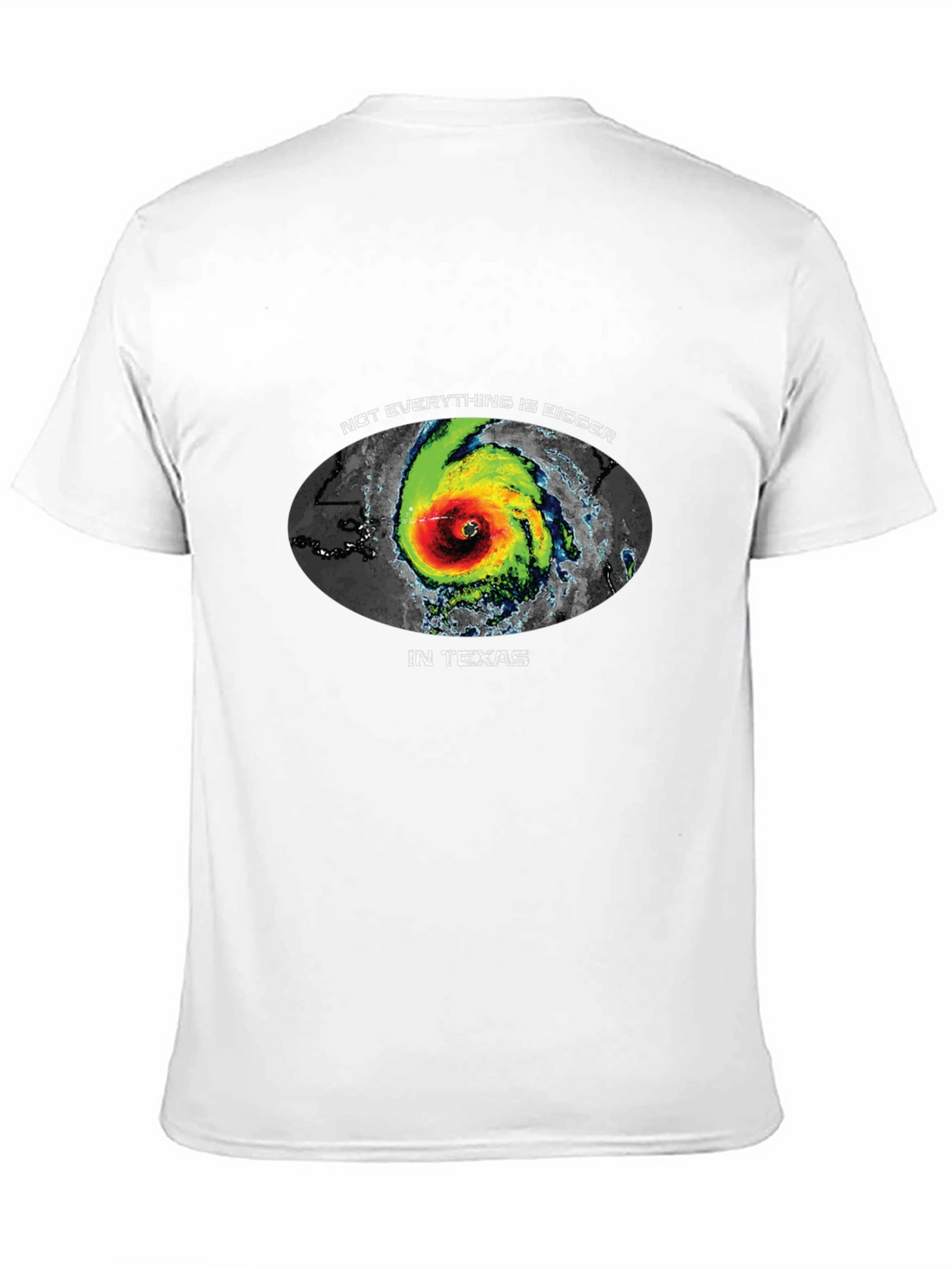 Texas Hurricane Graphic Tee - Not Everything is Bigger!