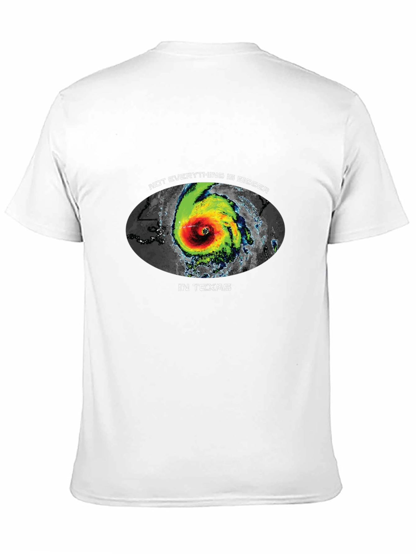 Texas Hurricane Graphic Tee - Not Everything is Bigger!