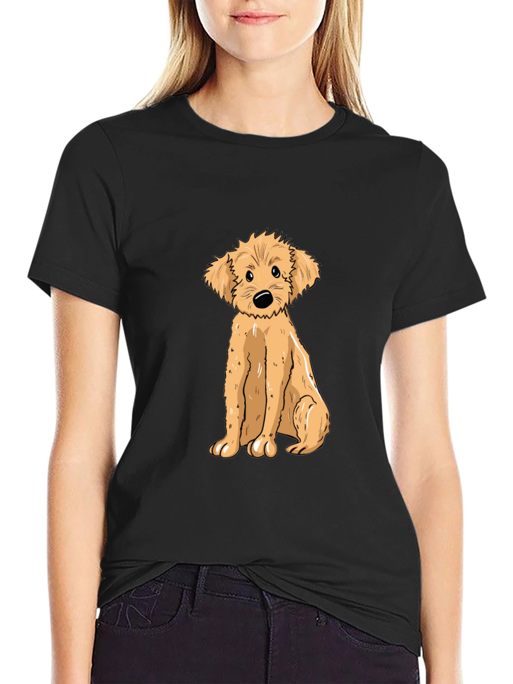 Cute Puppy Graphic Tee - Soft Cotton T-Shirt