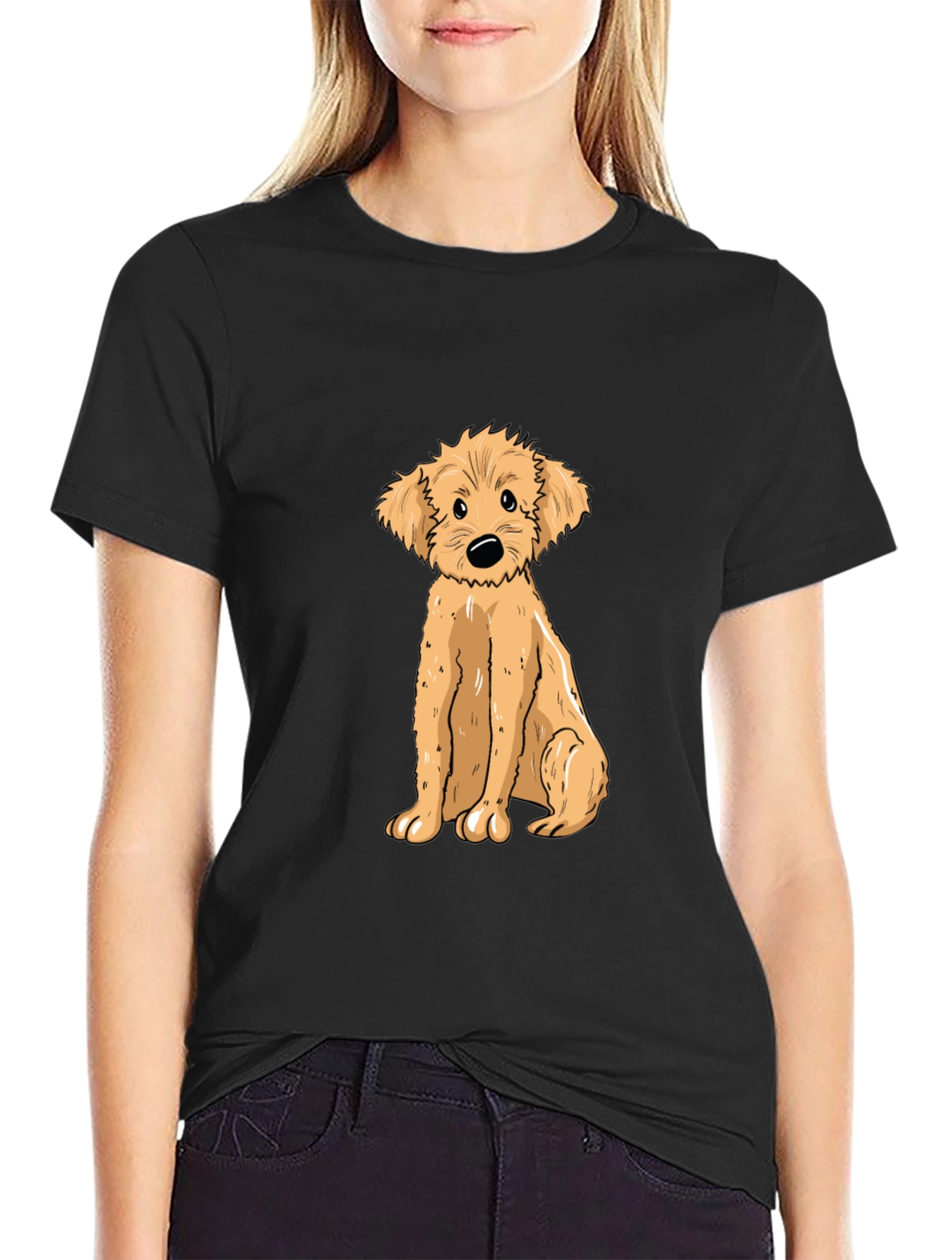 Cute Puppy Graphic Tee - Soft Cotton T-Shirt