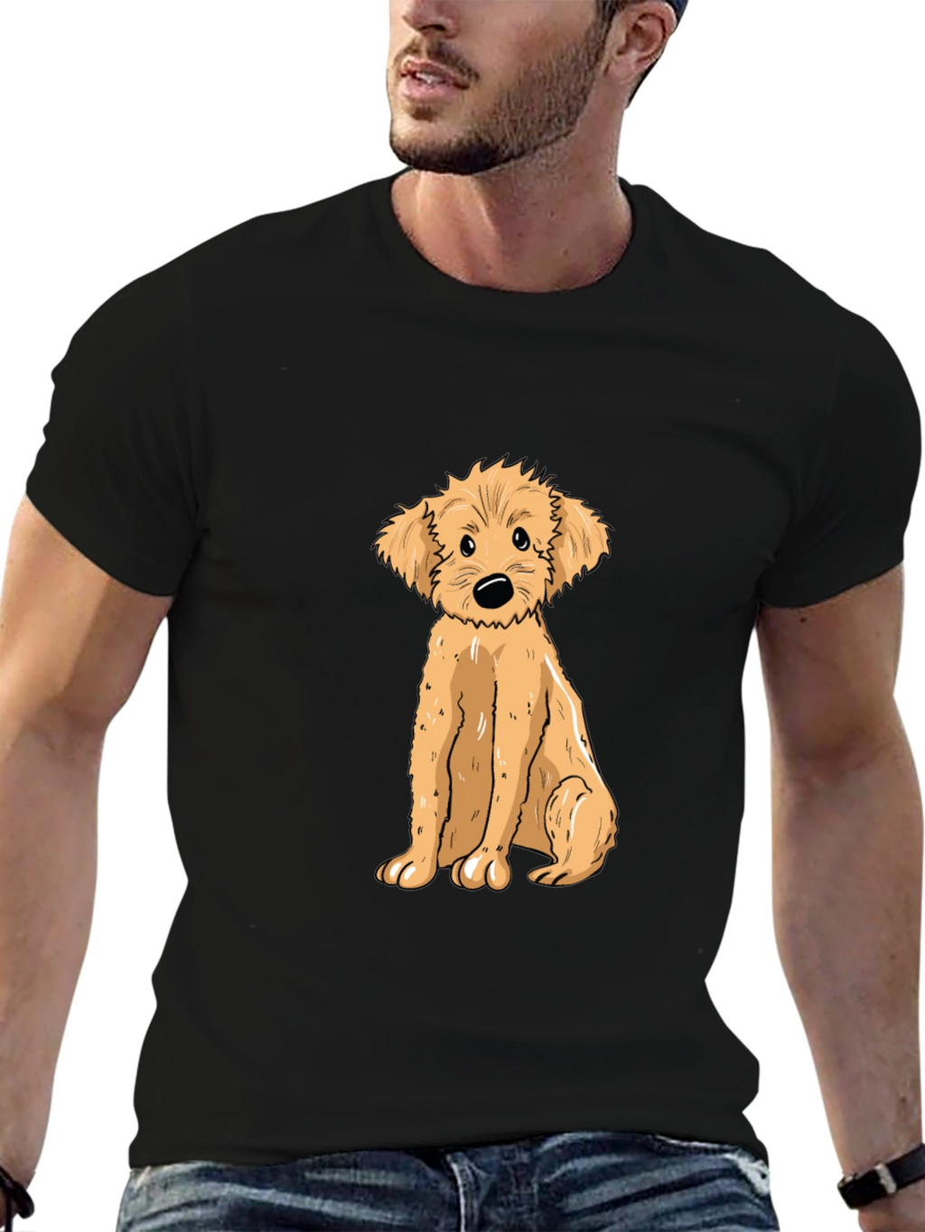 Cute Puppy Graphic Tee - Soft Cotton T-Shirt