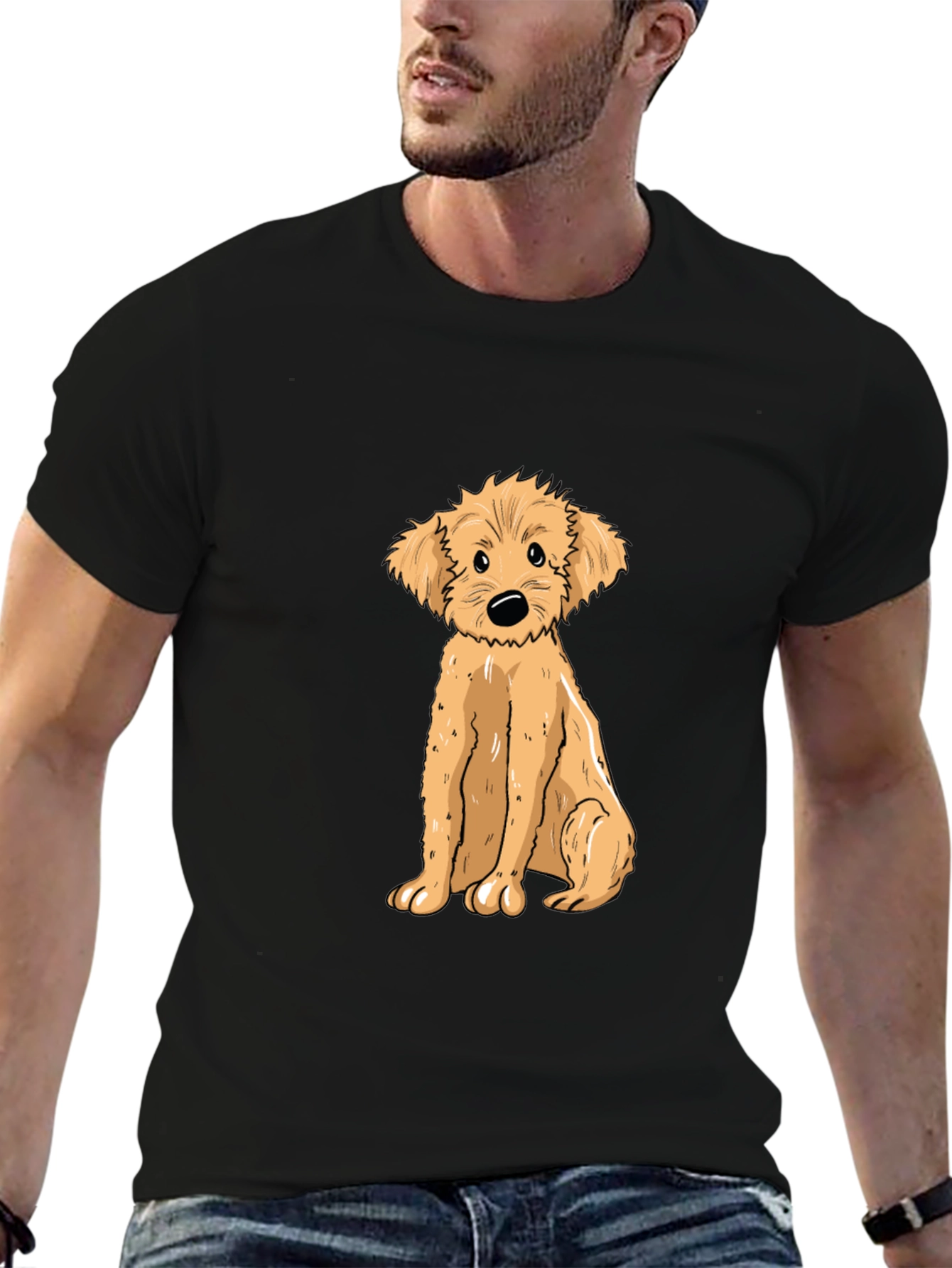 Cute Puppy Graphic Tee - Soft Cotton T-Shirt