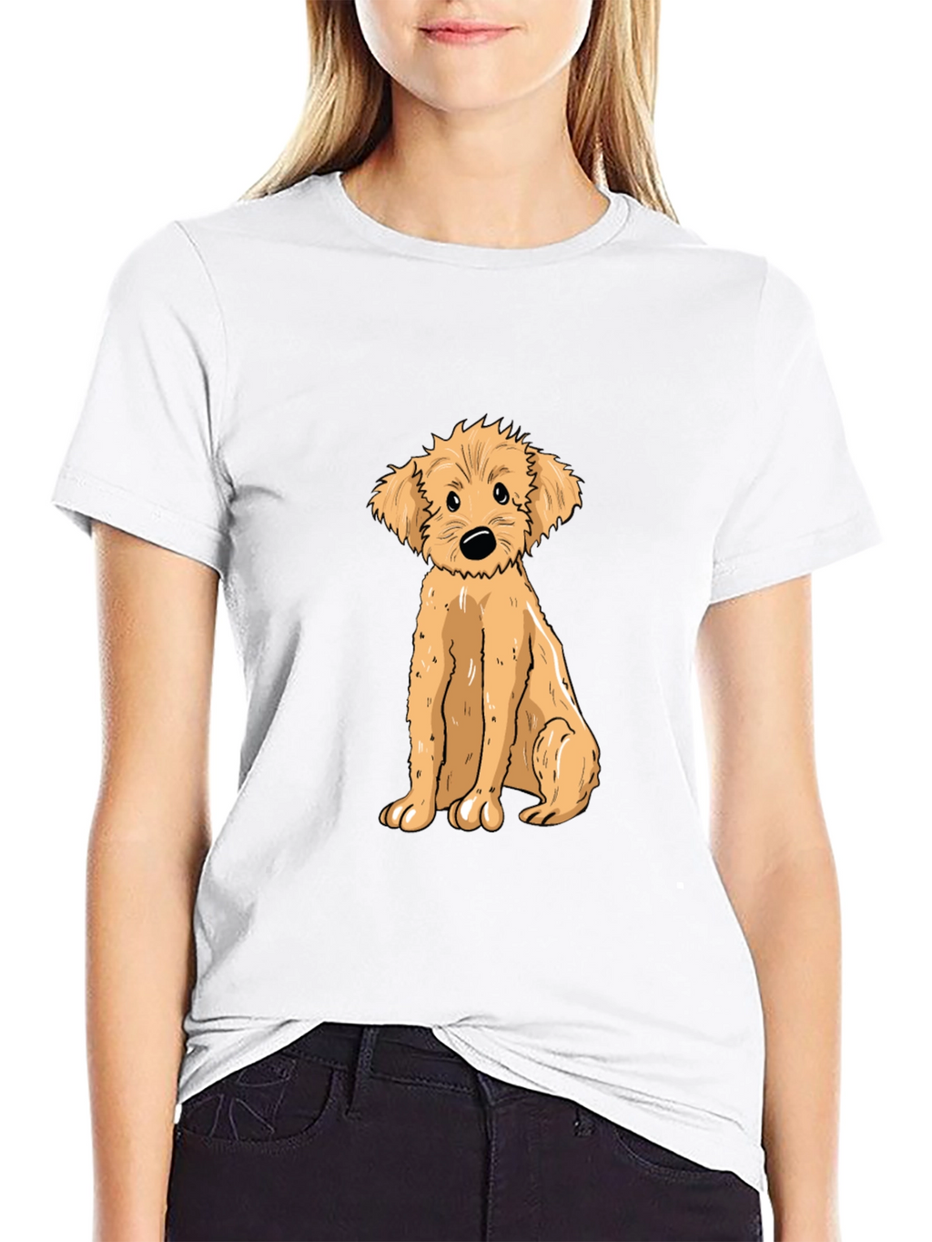 Cute Puppy Graphic Tee - Soft Cotton T-Shirt