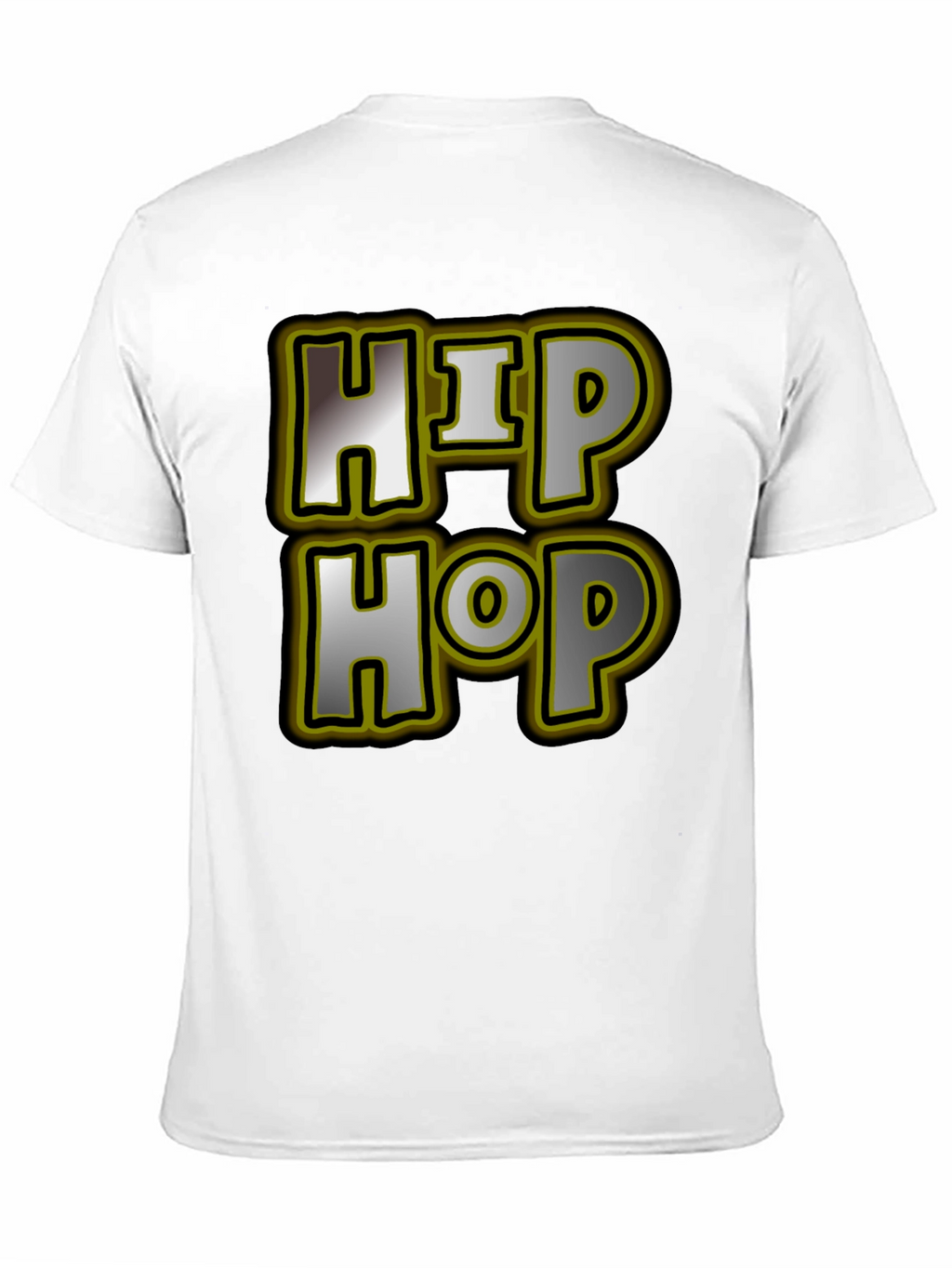 Hip Hop Graphic Tee - Mens Black T-Shirt