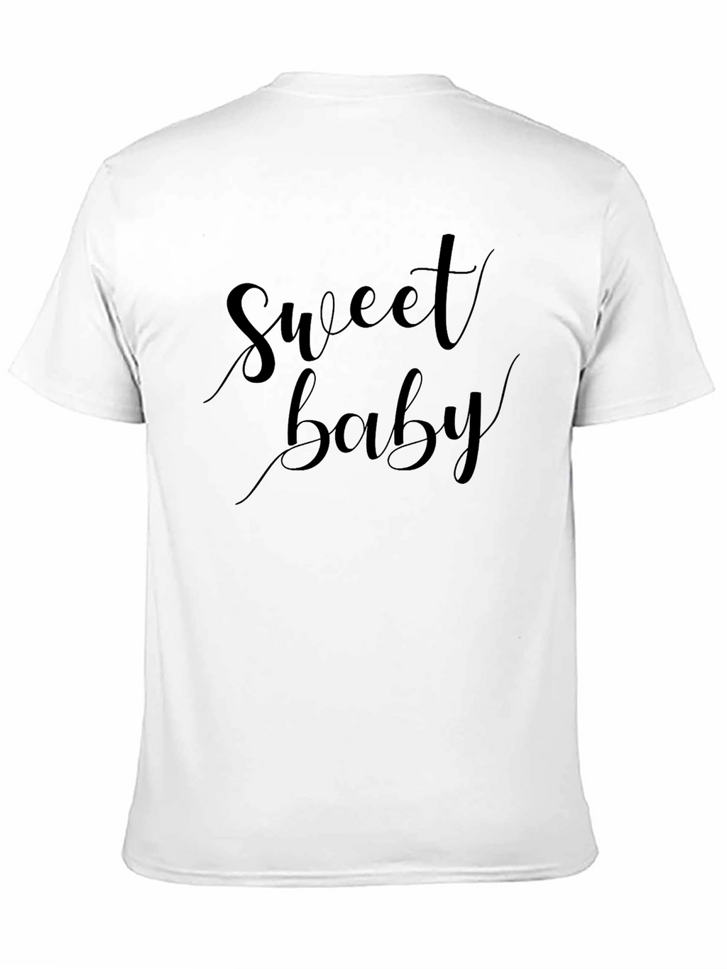 Sweet Baby Black Graphic T-Shirt - Casual Style