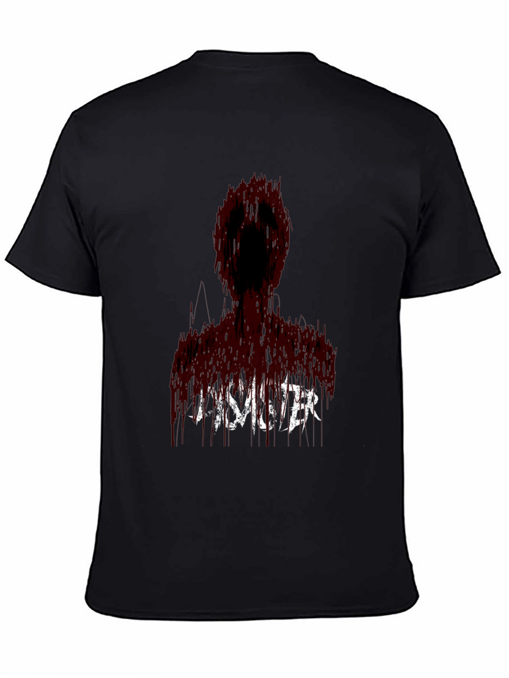 Disaster Graphic Print Black T-Shirt
