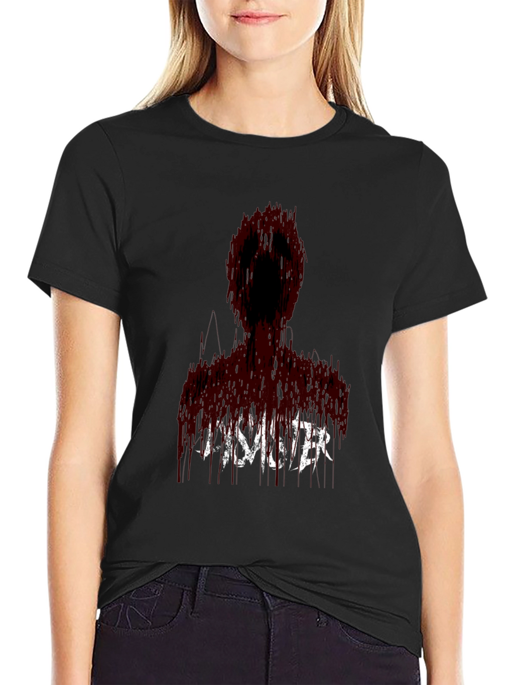 Disaster Graphic Print Black T-Shirt