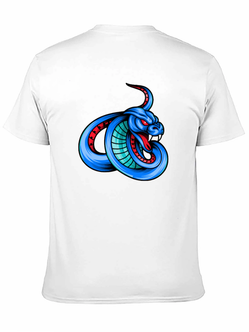 Cobra Graphic Print T-Shirt - Mens Black Tee
