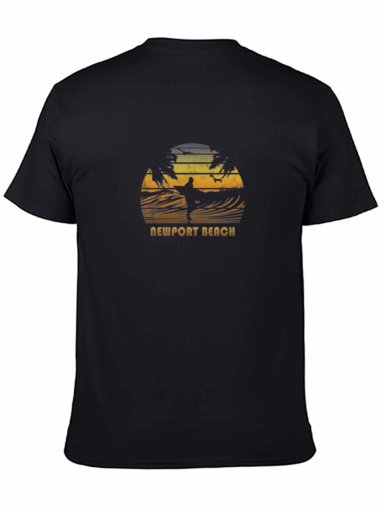 Newport Beach Surfer Graphic T-Shirt