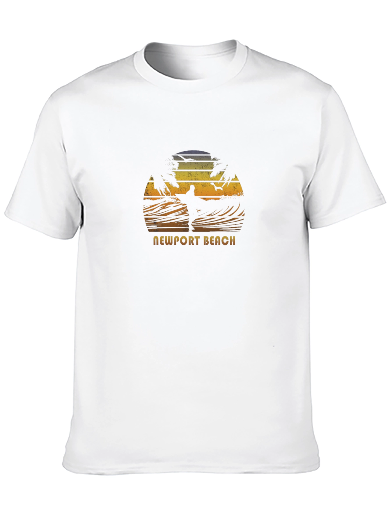 Newport Beach Surfer Graphic T-Shirt