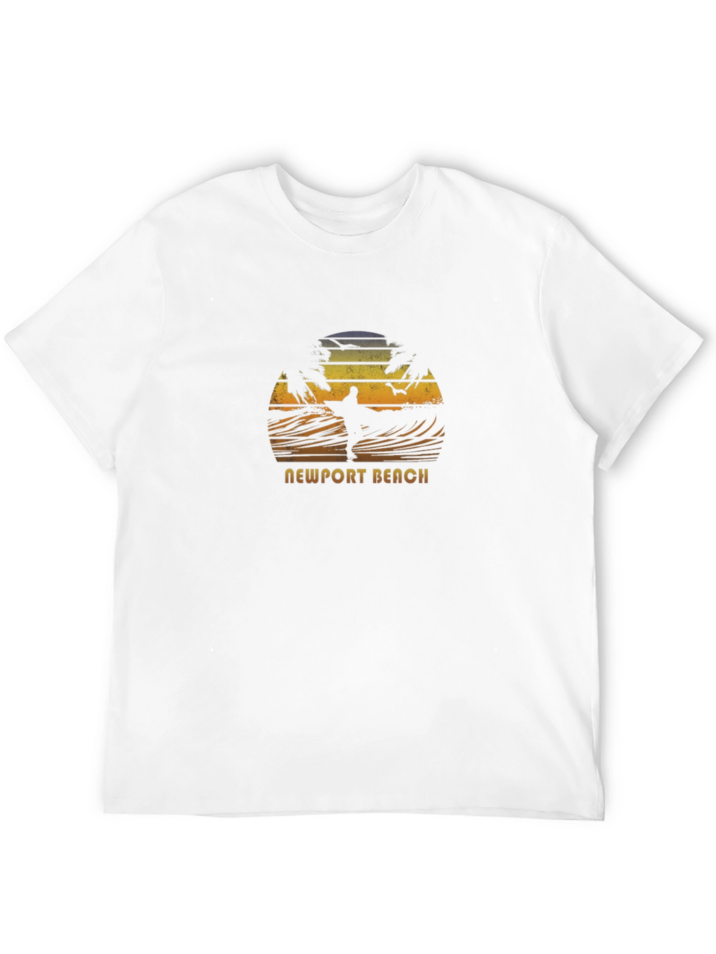 Newport Beach Surfer Graphic T-Shirt