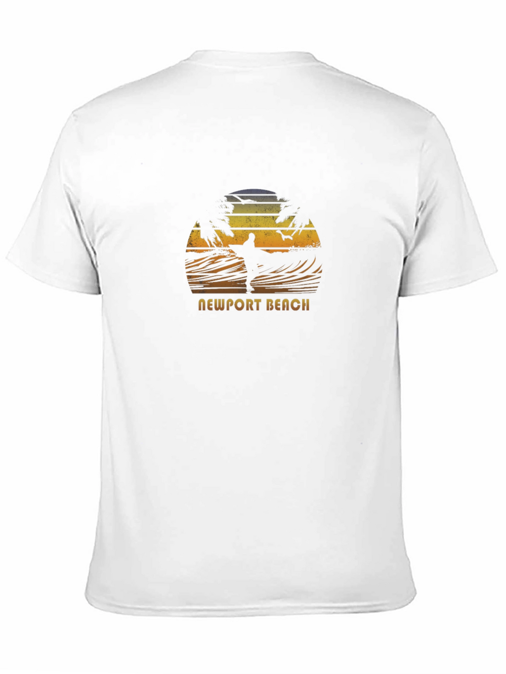 Newport Beach Surfer Graphic T-Shirt