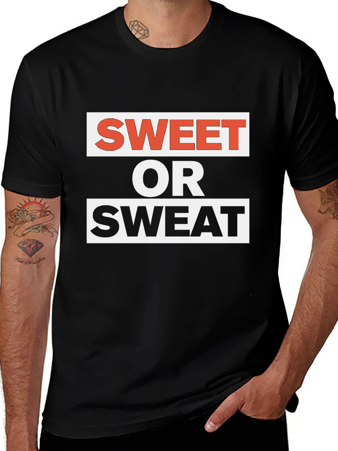 Sweet or Sweat T-Shirt - Fitness Motivation Tee