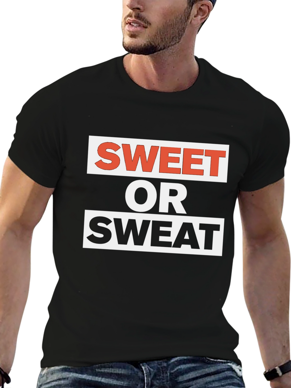 Sweet or Sweat T-Shirt - Fitness Motivation Tee