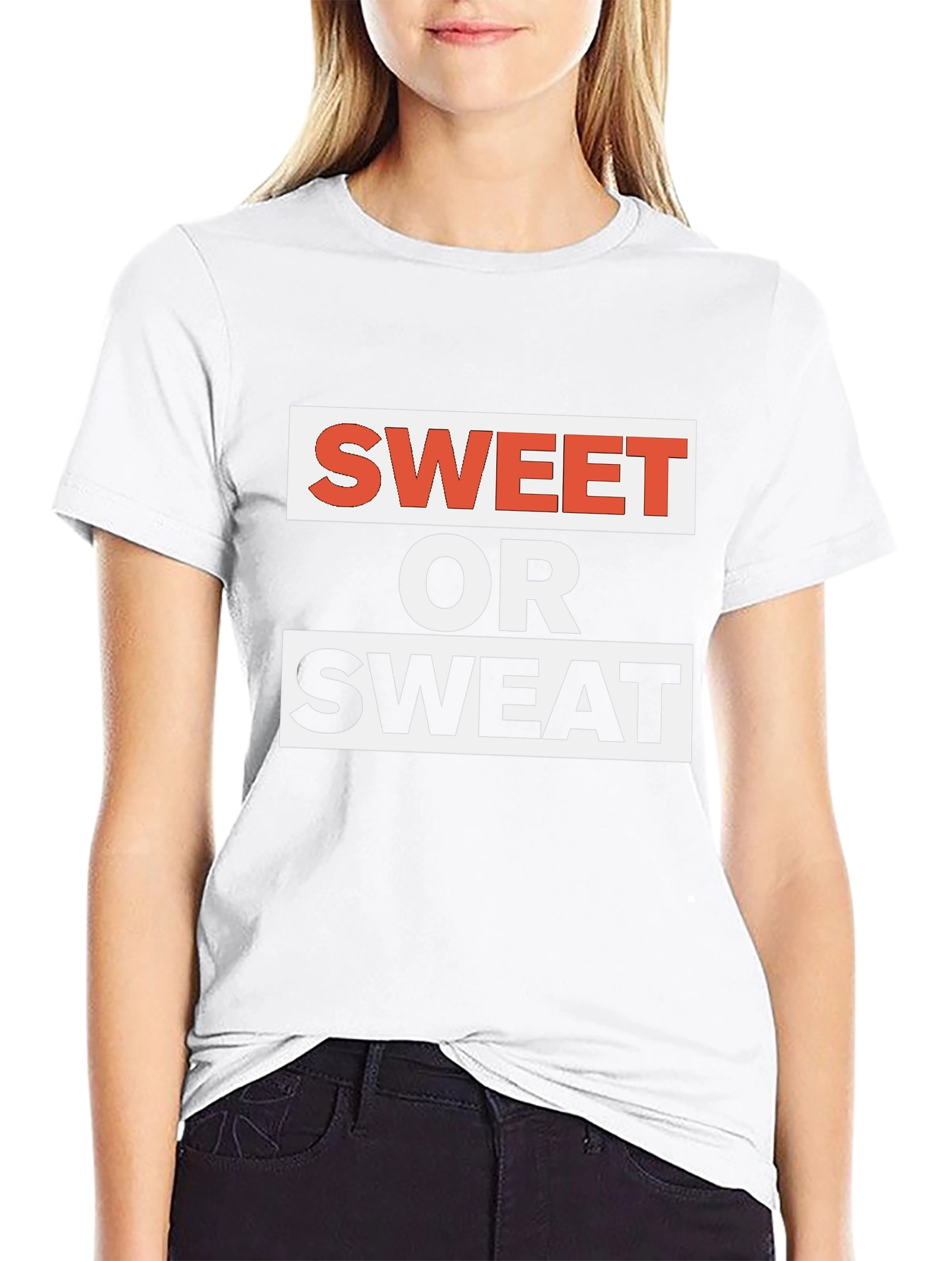 Sweet or Sweat T-Shirt - Fitness Motivation Tee