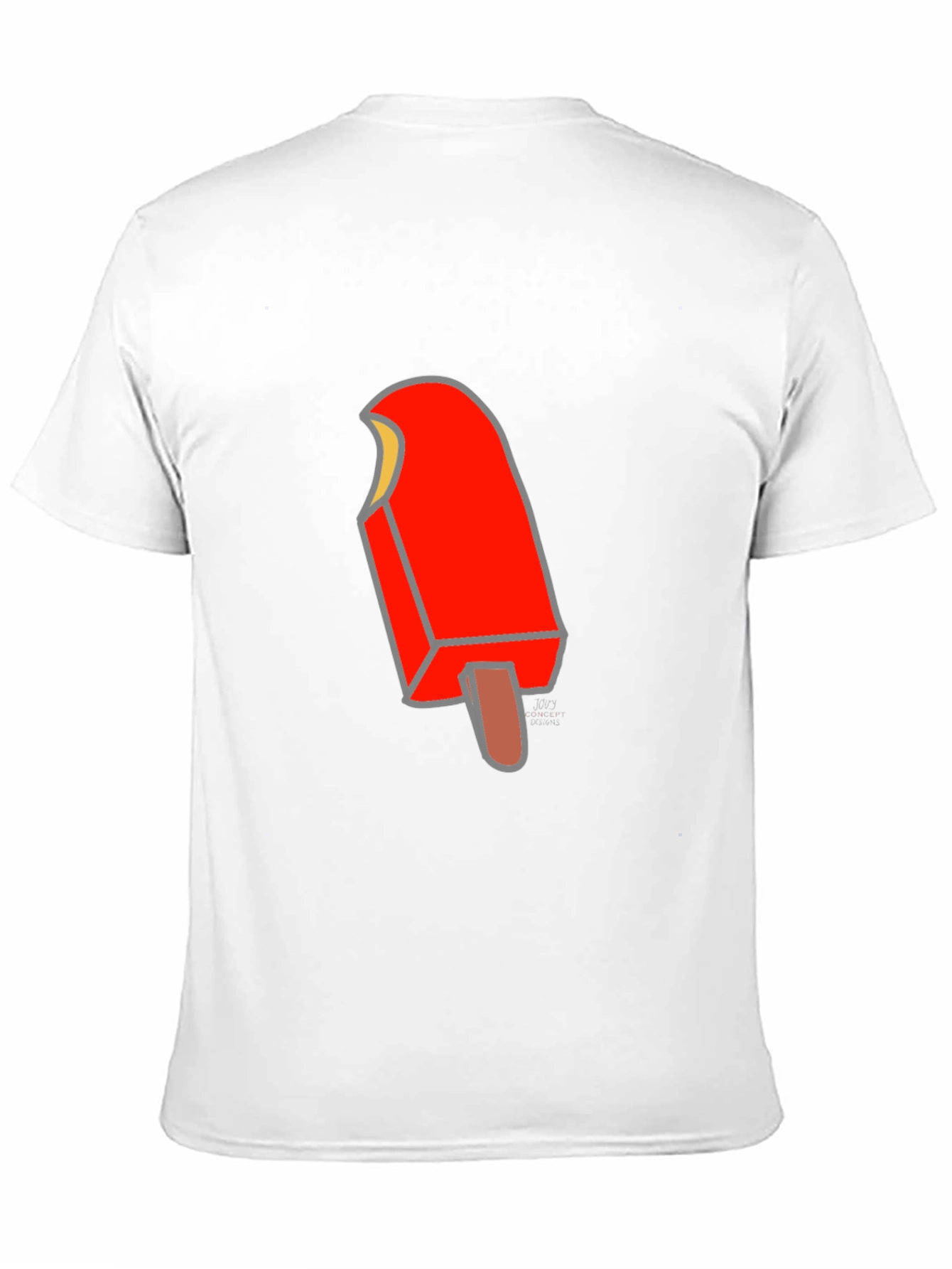 Cool Ice Pop Graphic Tee - Black Cotton T-Shirt