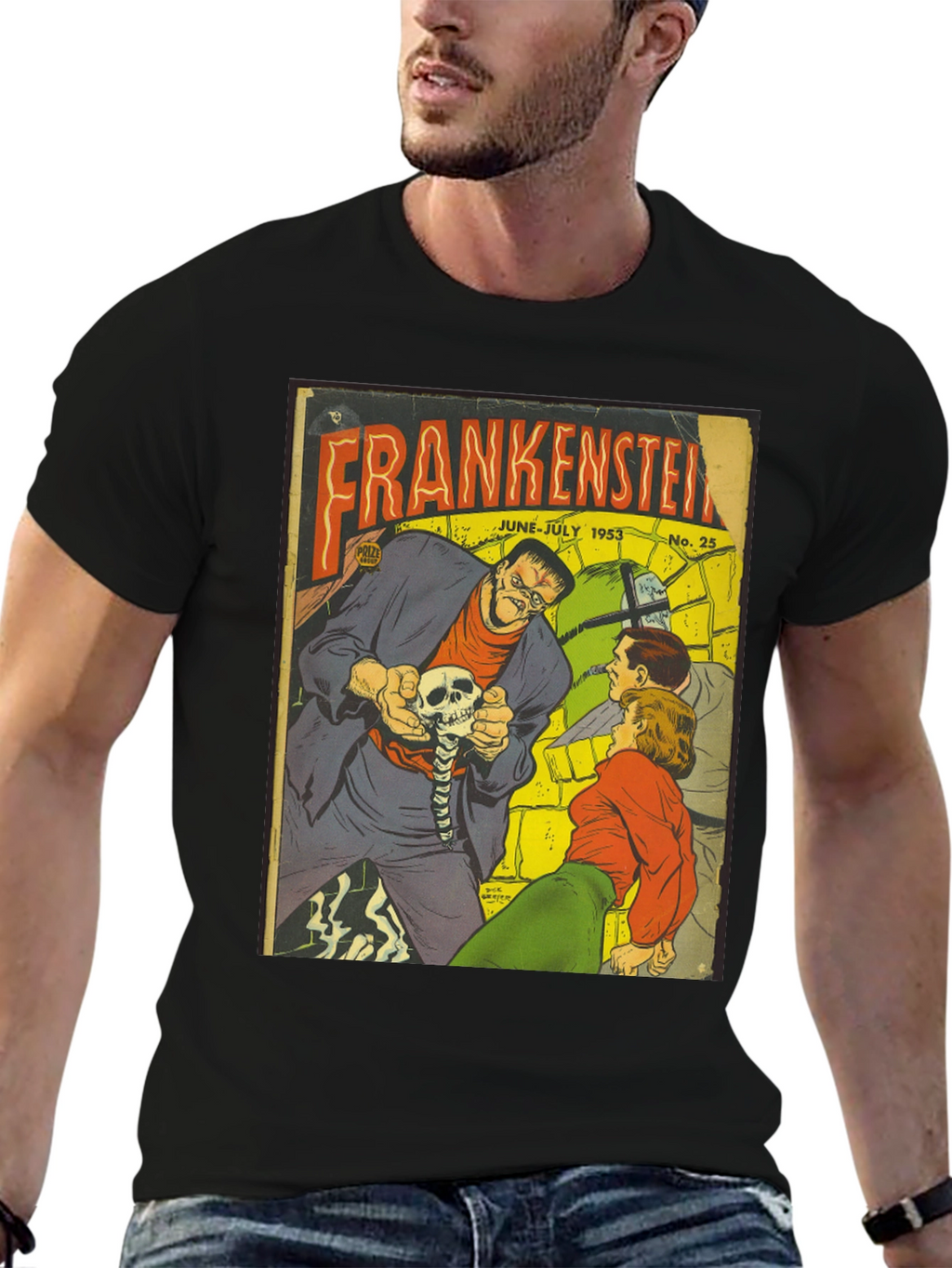 Frankenstein Comic Book T-Shirt