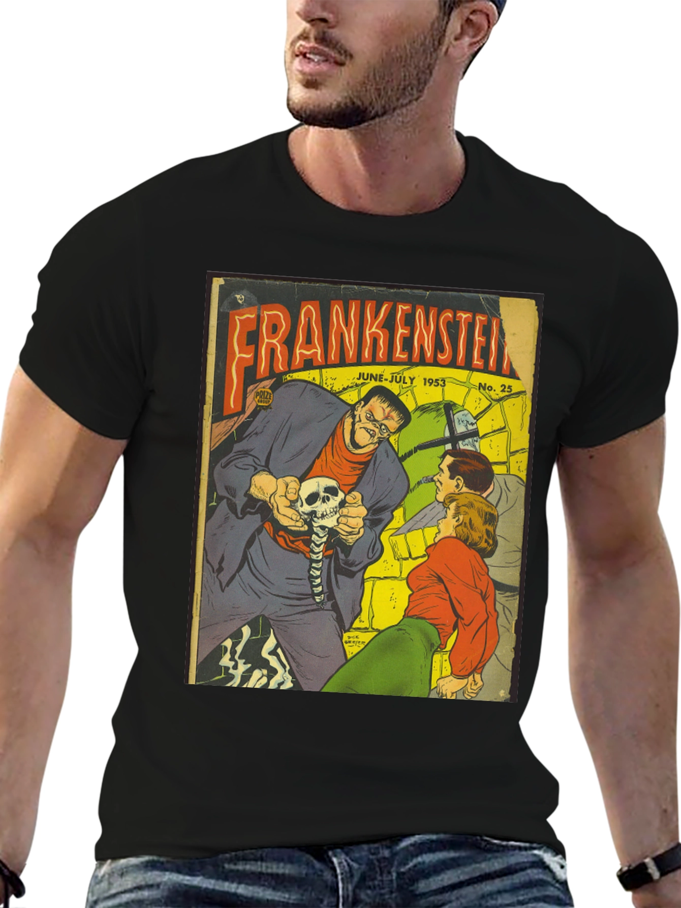 Frankenstein Comic Book T-Shirt
