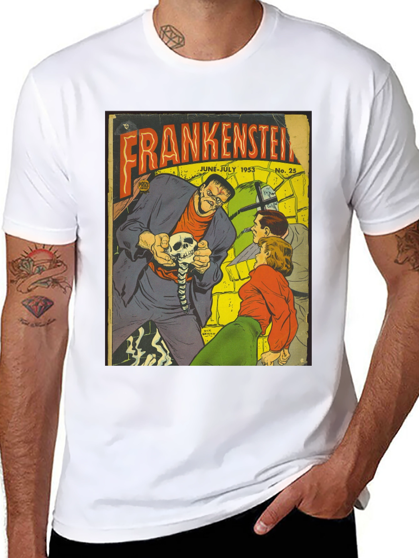 Frankenstein Comic Book T-Shirt