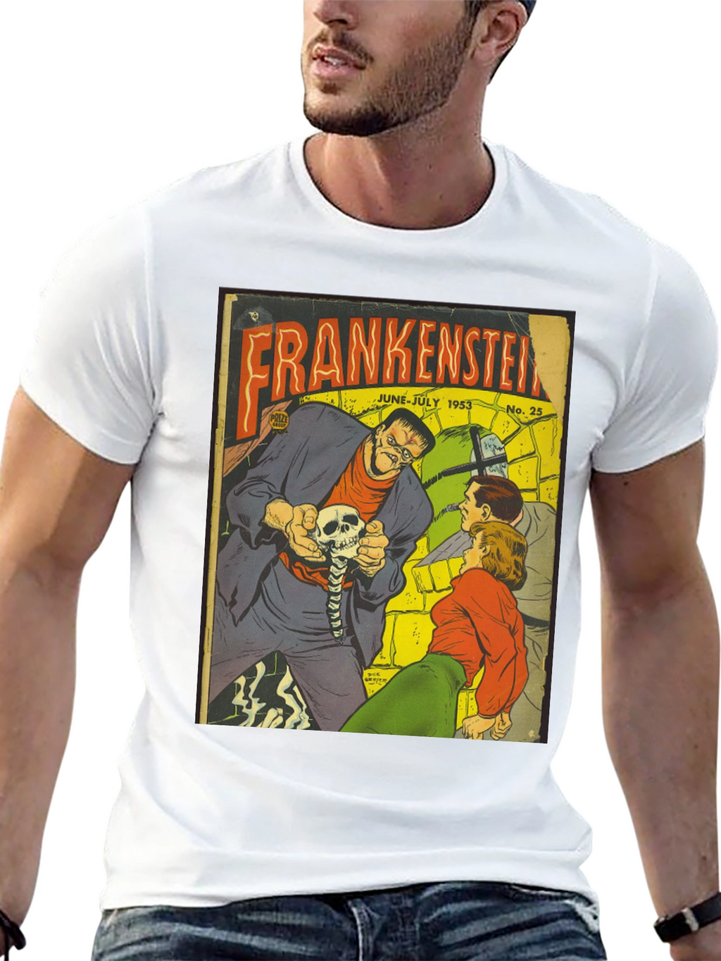 Frankenstein Comic Book T-Shirt