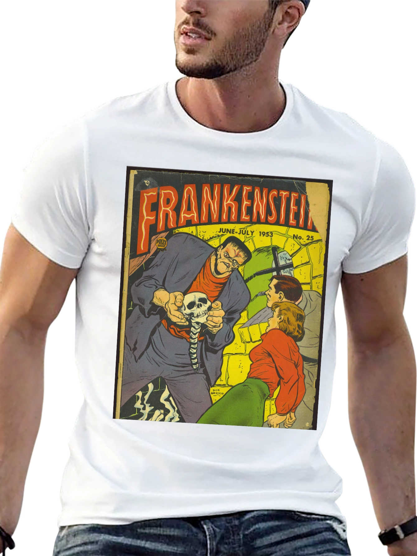 Frankenstein Comic Book T-Shirt