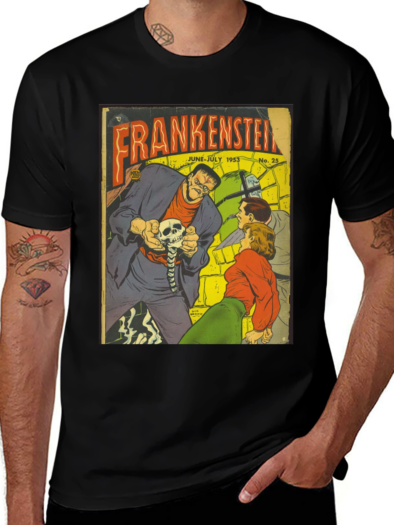 Frankenstein Comic Book T-Shirt