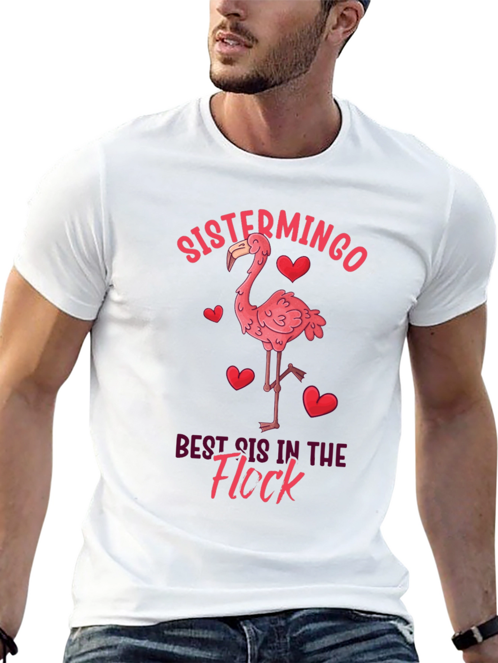 Sistermingo T-Shirt - Best Sis in the Flock!