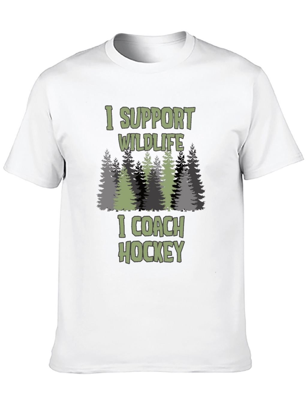 Wildlife Support Hockey Coach T-Shirt