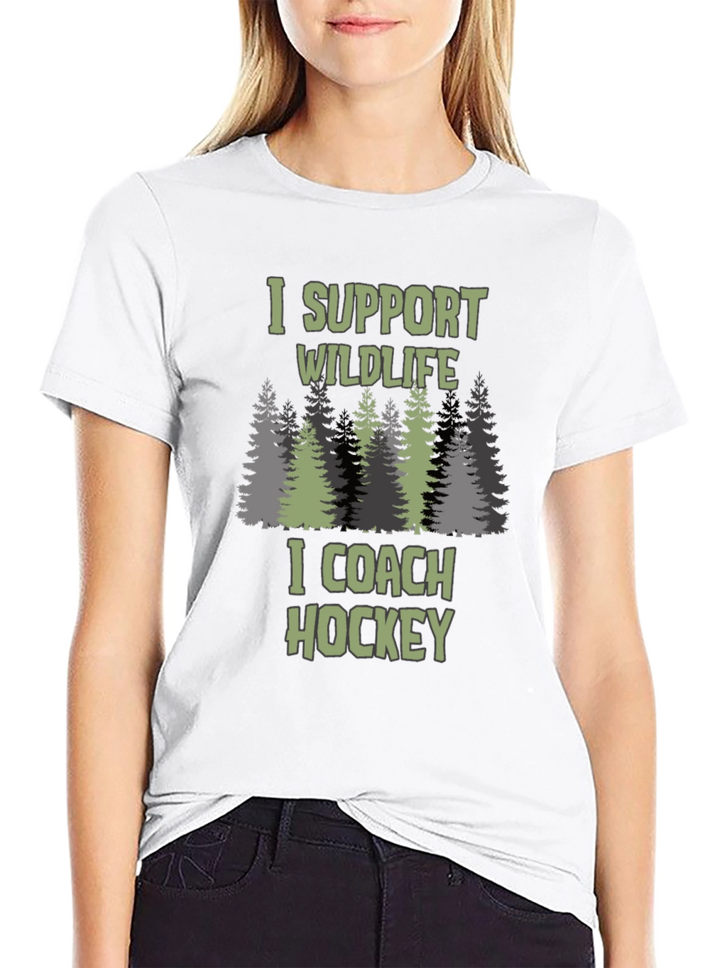 Wildlife Support Hockey Coach T-Shirt