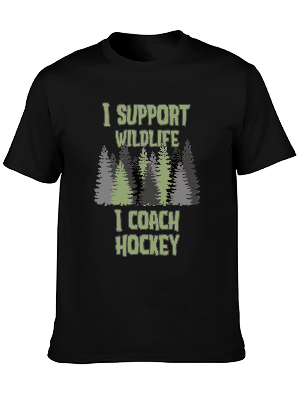 Wildlife Support Hockey Coach T-Shirt