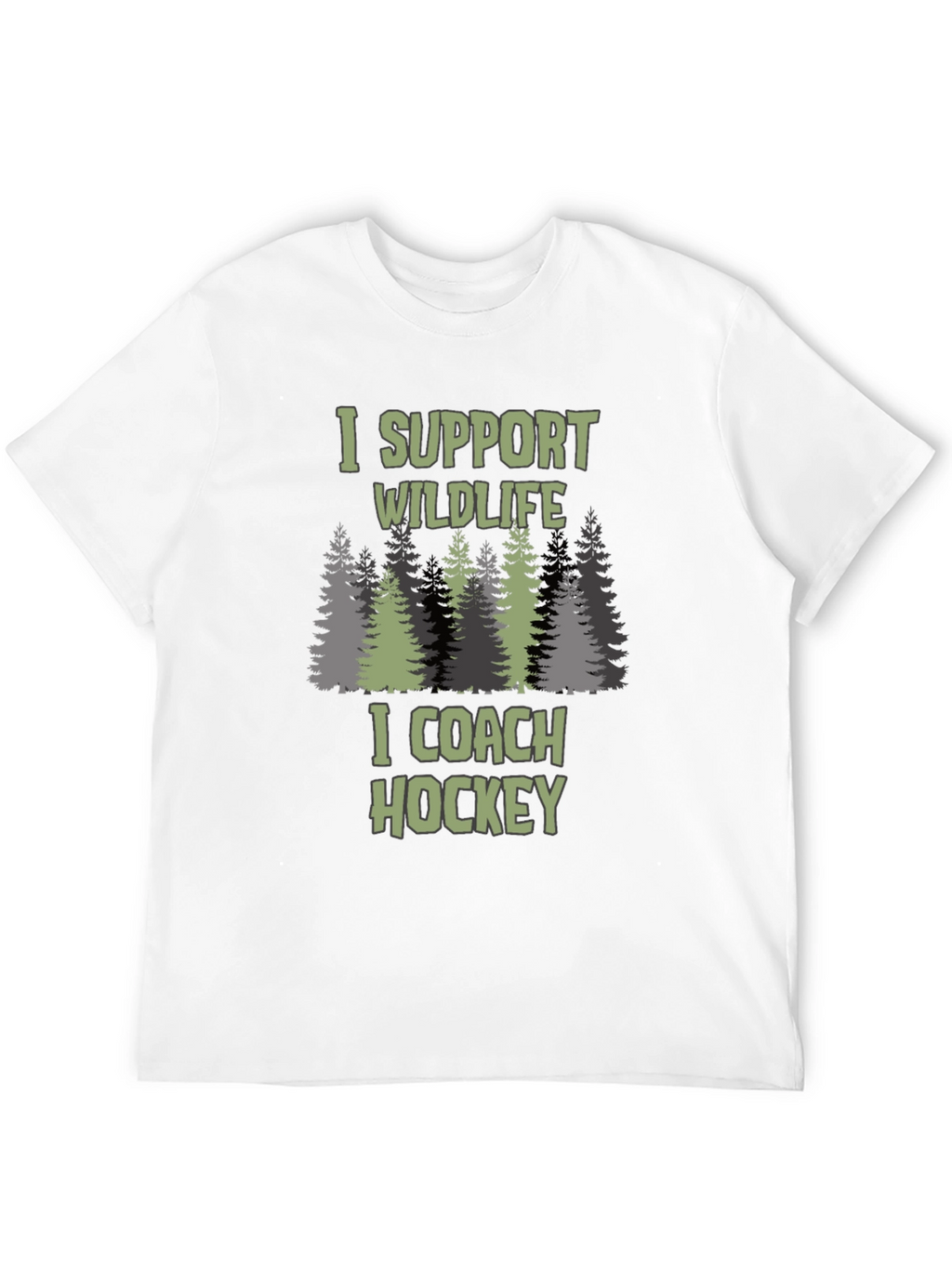 Wildlife Support Hockey Coach T-Shirt