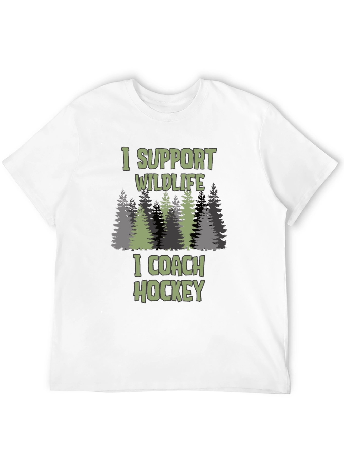Wildlife Support Hockey Coach T-Shirt