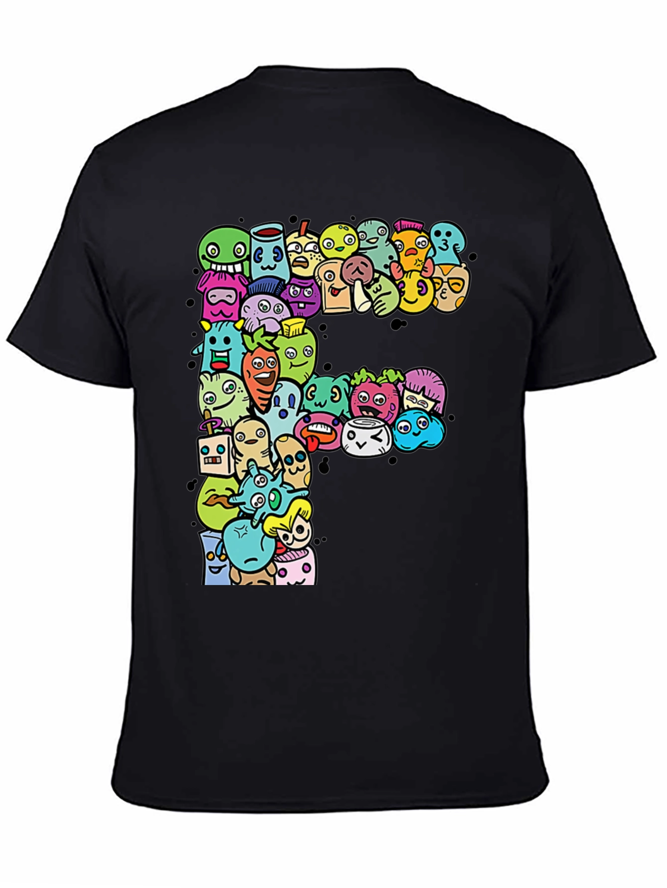 Funky F T-Shirt: Cartoon Character Graphic Tee