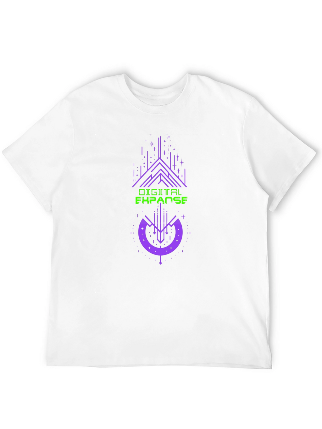 Digital Expanse Graphic Tee - Black