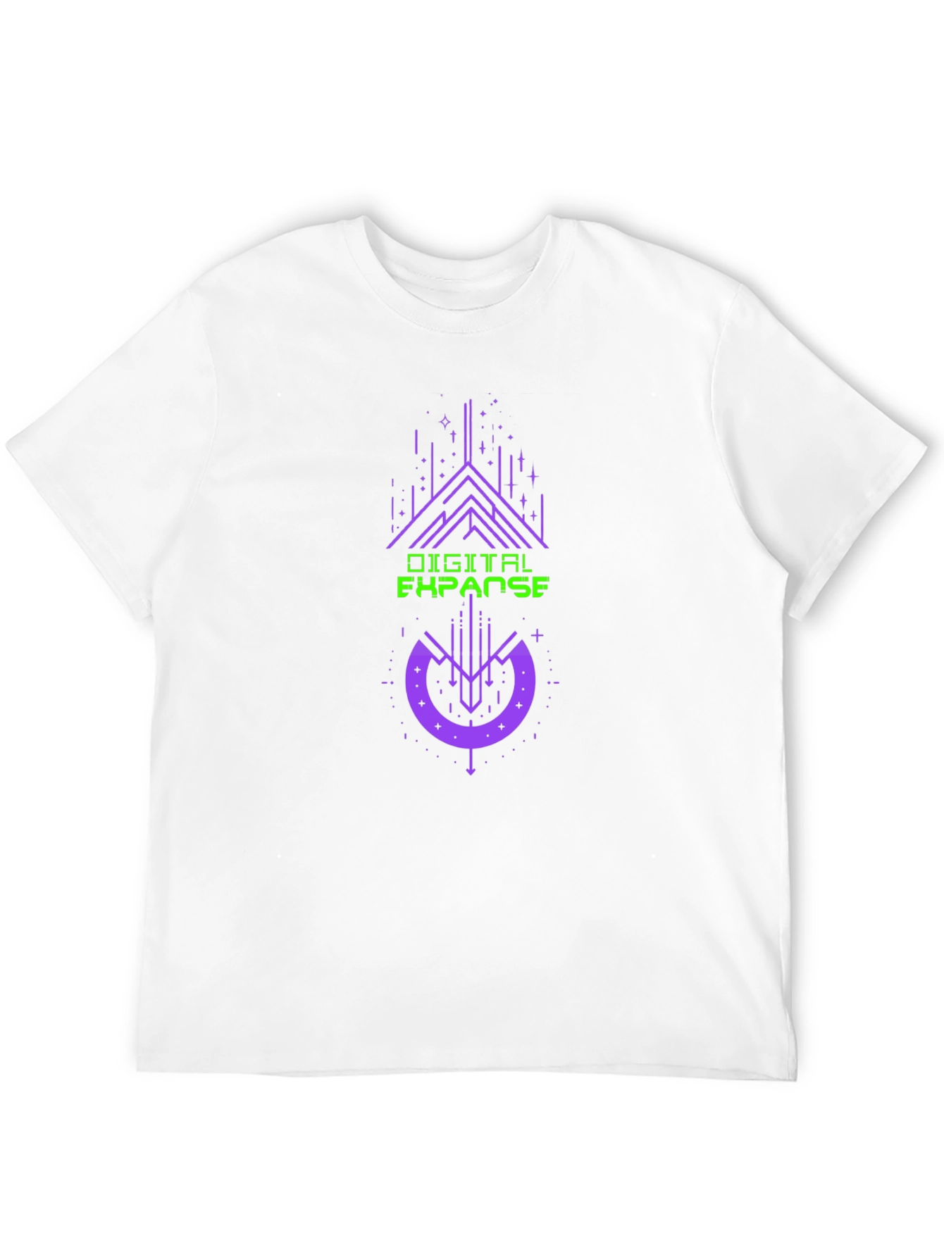 Digital Expanse Graphic Tee - Black