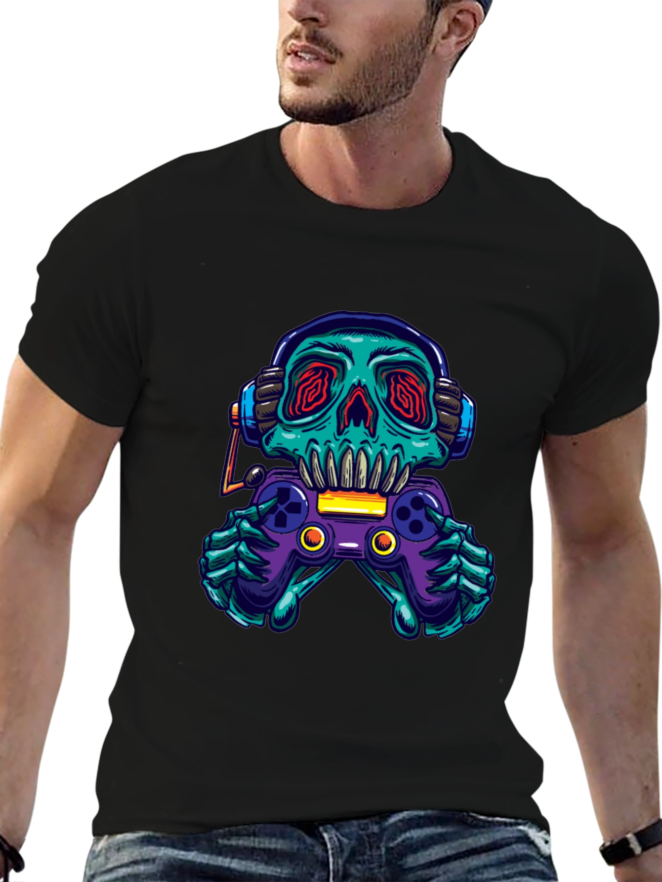 Gamer Skull T-Shirt