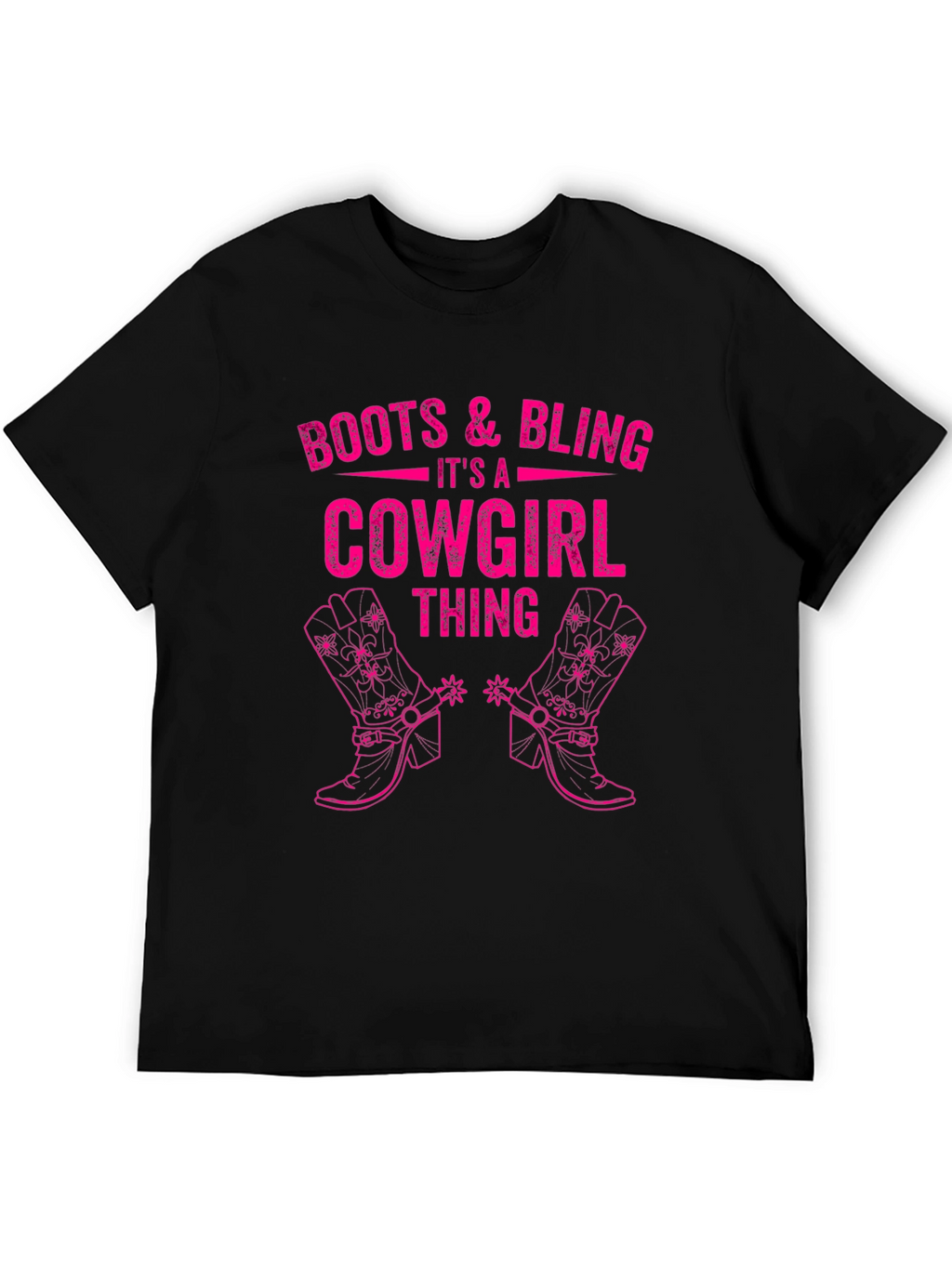 Boots & Bling Cowgirl Graphic T-Shirt